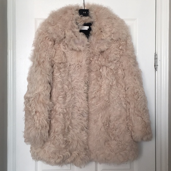 A.L.C. Stone Coat - Lamb Shearling - Picture 2 of 4